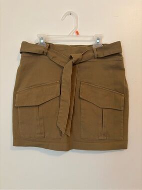 Zara Tan Cargo Skirt